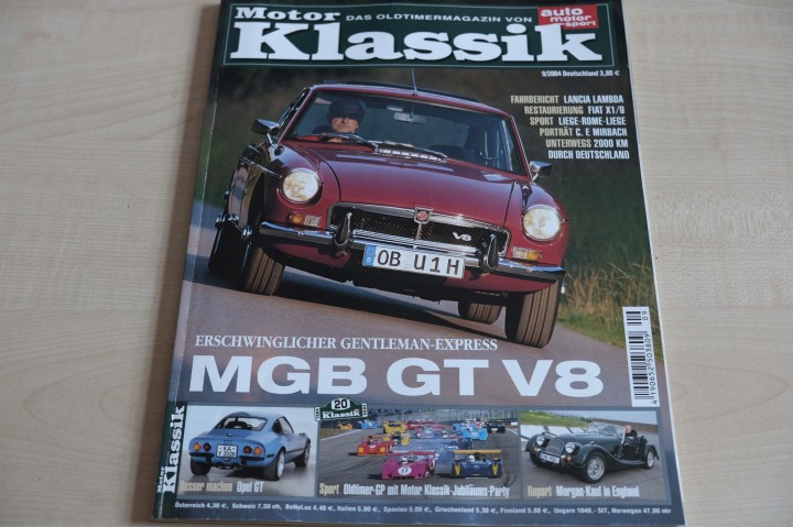 Deckblatt Motor Klassik (09/2004)